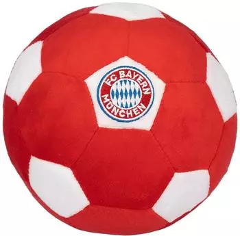 FC Bayern M&uuml;nchen Pl&uuml;schball rot/wei&szlig; Baby