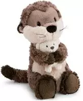 Nici Kuscheltier "Winter, Otter Ophelio mit Teddy 7cm gestrickt 25cm"