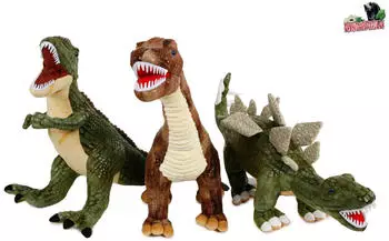 Van Manen Plüsch DinoWorld, 1 Stück, 3-fach sortiert