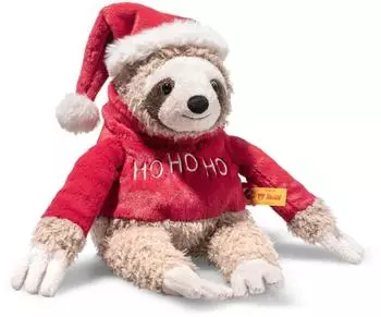 Steiff Sanny Faultier Weihnachten, sitzend, Plüsch, 30cm (056390)