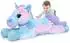 LuxusKollektion Einhorn Plüschtier XXL 80cm, bunt-blau/lila