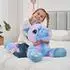LuxusKollektion Einhorn Plüschtier XXL 80cm, bunt-blau/lila