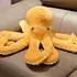 Gerster Oktopus Kuscheltier, Plüsch, orange, 60cm