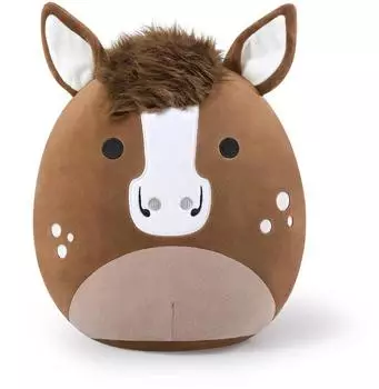 Gerster Pferd Kuscheltier Pl&uuml;sch braun 30cm