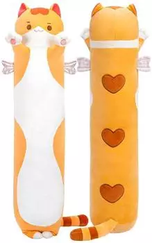 LuxusKollektion Katze Pl&uuml;schtier lang, orange, 110cm
