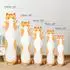 LuxusKollektion Katze Plüschtier lang, orange, 110cm