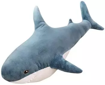 LuxusKollektion Walhai Kuscheltier blau 75cm