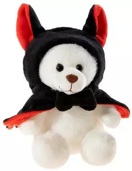Heunec 453616 - HALLOWEEN B&auml;r Teufelchen, Pl&uuml;sch, 15 cm