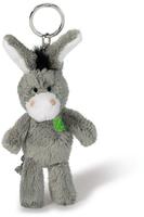 NICI Pl&uuml;schanh&auml;nger Esel 10cm Grau