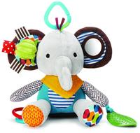 Skip-Hop Motorikspielzeug Bandana Buddies Elefant, Aktivit&auml;tsspielzeug aus Stoff, ab