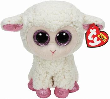 Carletto Beanie Boos - Daria/Schaf weiss-Hufe pink15cm