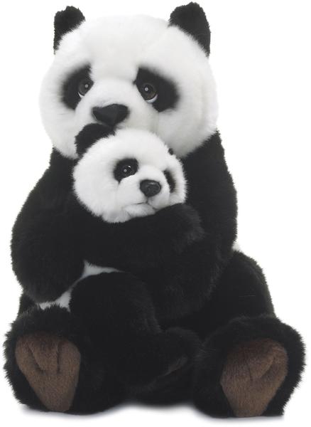 WWF Pandamutter mit Baby 28 cm