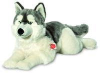 Teddy Hermann Kuscheltier "Husky liegend, 60 cm" zum Teil aus recyceltem Material