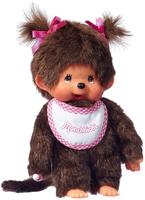 Monchhichi 255550, Monchhichi Classic Girl (20 cm) (255550) Braun/Pink