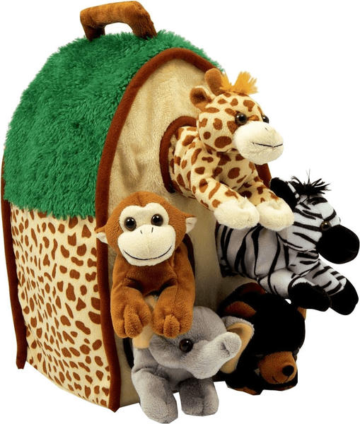 Small Foot Design Safarihaus mit 5 Tieren