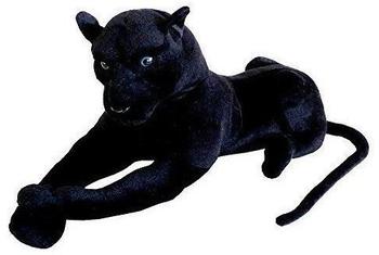 TE-Trend Panther schwarz sitzend Wildtier Steppe Plüsch Kuscheltier 80 cm Länge