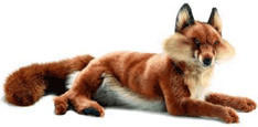 Hansa Toy Fuchs liegend 43 cm