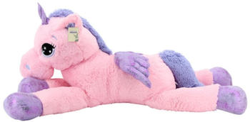 Sweety-Toys XXL Einhorn Pegasus (130 cm) rosa