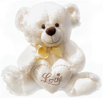 Sweety-Toys Herzbär weiß 45cm