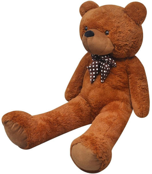 vidaXL XXL Soft Plush Teddy Bear Toy Brown (242 cm)