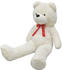vidaXL XXL Soft Plush Teddy Bear Toy White (242 cm)
