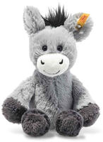 Steiff 73922, Steiff Kuscheltier Esel Dinkie Soft Cuddly Friends 20cm grau