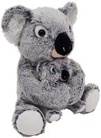 Heunec Kuscheltier "Misanimo, Koala B&auml;r mit Kind, 27 cm"