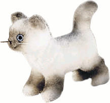 Kösener Birmakätzchen stehend 14 cm