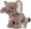 Teddy HERMANN 90743 5, Teddy HERMANN Elefant sitzend 25 cm grau
