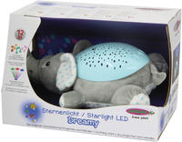 Jamara Kuscheltier "Sternenlicht Dreamy, Elefant" mit Licht und Sound