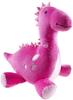 Heunec 457355 - Dinosaurier, pink, liegend, Stofftier, Plüschtier, 25 cm