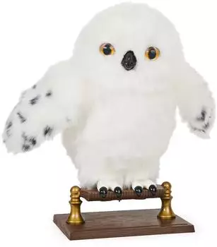 Spin Master Harry Potter - Interaktive Pl&uuml;sch-Eule Hedwig (6061829)