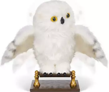 Spin Master Harry Potter - Interaktive Plüsch-Eule Hedwig (6061829) – Interaktive Funktionen für stundenlangen Spielspaß