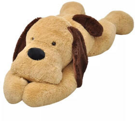 vidaXL Dog Cuddly Toy Plush Brown (120 cm)