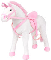Vidaxl Pl&uuml;schspielzeug Einhorn Wei&szlig; Und Rosa Xxl