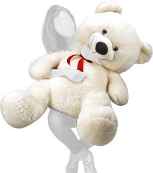 Deuba Teddybär XL 150cm weiß
