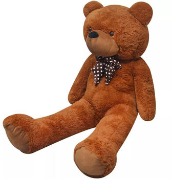 vidaXL XXL Soft Plush Teddy Bear Toy Brown (160 cm)