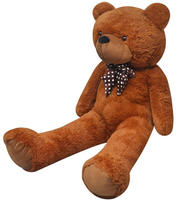 vidaXL Teddyb&auml;r Kuscheltier Pl&uuml;sch Braun 170 cm