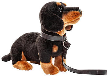 UNI-TOYS Dackel schwarz 27cm schwarz/braun