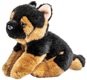 UNI-TOYS Deutscher Schäferhund Welpe 20cm schwarz/braun