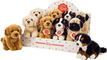 Teddy Hermann Hunde sitzend 4-fach sort. 15 cm (91952)