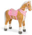 Stella mit Sattel beige/rosa