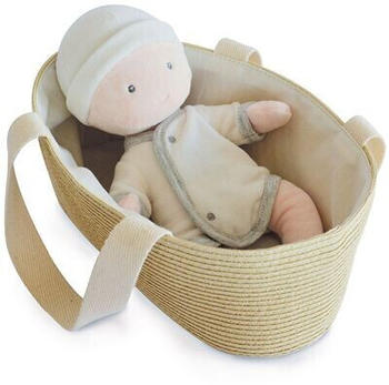 Doudou et Compagnie Baby & Tragetasche weiss-grau 28cm (8903626)