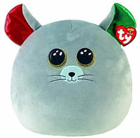 TY Maus Squish Kissen, 30-35 cm, 12847, Mehrfarbig
