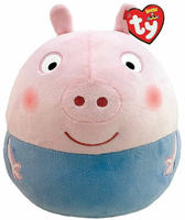 Ty Squish-a-Boo's, "George", Peppa Wutz, ca. 35 cm.