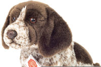 Teddy Hermann Kuscheltier "Deutscher Drahthaar Welpe 30 cm" zum Teil aus recyceltem