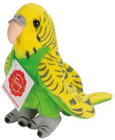 Teddy Hermann Kuscheltier "Wellensittich gr&uuml;n, 13 cm" zum Teil aus recyceltem