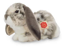 HERMANN TEDDY 93797, HERMANN TEDDY 93797 Widderkaninchen sitzend grau-wei&szlig; 30...