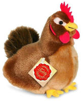 Teddy Hermann Kuscheltier "Henne braun" zum Teil aus recyceltem Material