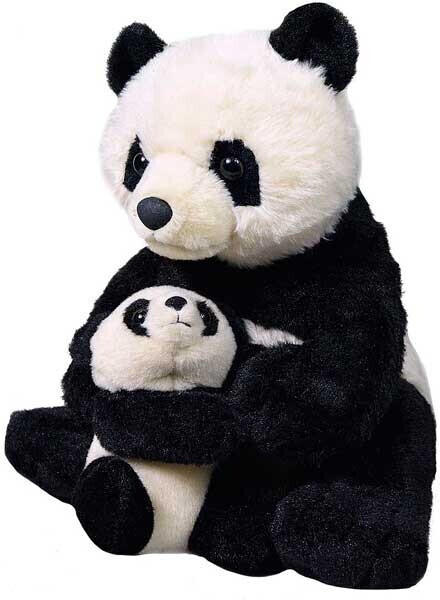 Wild Republic Mama & Baby Panda 30 cm